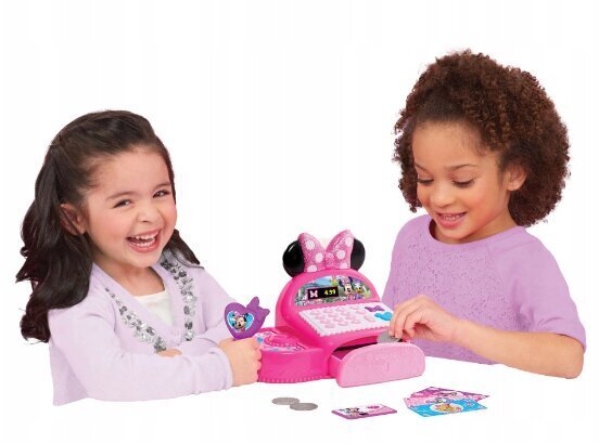Bērnu kases aparāts Minnie Mouse, rozā cena un informācija | Rotaļlietas meitenēm | 220.lv