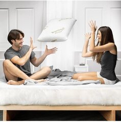 Ортопедическая подушка Flowen Bamboo memory foam 90x35 см цена и информация | Подушки | 220.lv