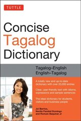 Tuttle Concise Tagalog Dictionary: Tagalog-English English-Tagalog (over 20,000 entries) цена и информация | Пособия по изучению иностранных языков | 220.lv