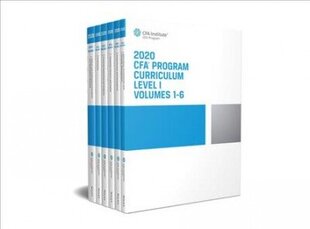 CFA Program Curriculum 2020 Level I Volumes 1-6 Box Set cena un informācija | Ekonomikas grāmatas | 220.lv