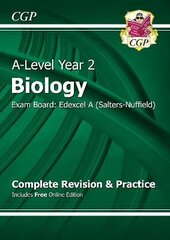 A-Level Biology: Edexcel A Year 2 Complete Revision & Practice with Online Edition: Exam Board: Edexcel A (Salters-Nuffield) Online ed cena un informācija | Ekonomikas grāmatas | 220.lv