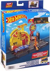 Mattel Hot Wheels City — быстрый трансфер пиццы (HKX44) цена и информация | Игрушки для мальчиков | 220.lv