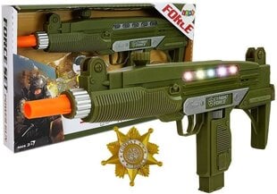 Большая полицейская винтовка 37 см и значок - световые и звуковые эффекты цена и информация | Игрушки для мальчиков | 220.lv
