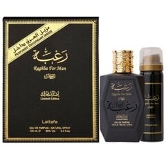 Lattafa Raghba For Men - EDP 100 ml + deodorant spray 50 ml цена и информация | Мужские духи | 220.lv