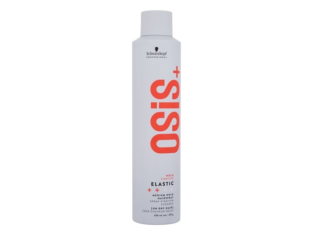 Matu laka Schwarzkopf Professional Osis+ Elastic Medium Hold Hairspray, 300 ml цена и информация | Matu veidošanas līdzekļi | 220.lv