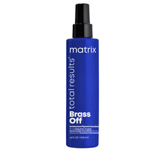 Спрей для светлых волос Matrix Total Results Brass Off spray, 200 мл цена и информация | Распылите крем-спрей на волосы на расстоянии 20-25 см, расчешите их расческой. | 220.lv