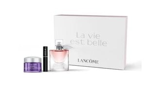Kosmētikas komplekts Lancome La Vie Est Belle: parfimērijas ūdens EDP sievietēm, 50 ml + krēms, 15 ml + skropstu tuša, 2 ml cena un informācija | Sejas krēmi | 220.lv