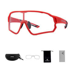 Riteņbraukšanas brilles Rockbros 10135R, sarkanas cena un informācija | Sporta brilles | 220.lv