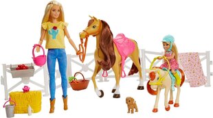 Lelle Barbie Hugs and Horses Dolls GLL70 cena un informācija | Rotaļlietas meitenēm | 220.lv