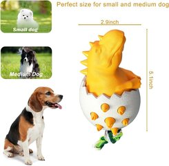 Игрушка-прорезыватель Динозавр для собак - зубная щетка, обучающая игрушка цена и информация | Игрушки для собак | 220.lv