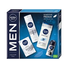 Подарочный набор косметики для мужчин Nivea Set Men Sensitive Premium цена и информация | Косметика и средства для бритья | 220.lv