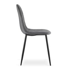 Комплект из 2 стульев Asti, серый цена и информация | Стулья для кухни и столовой | 220.lv