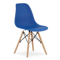 Комплект из 2 стульев Osaka, синий/коричневый цена и информация | Стулья для кухни и столовой | 220.lv