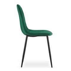 3 krēslu komplekts Asti, zaļš cena un informācija | Virtuves un ēdamistabas krēsli | 220.lv