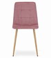 3 krēslu komplekts Kara, rozā cena un informācija | Virtuves un ēdamistabas krēsli | 220.lv