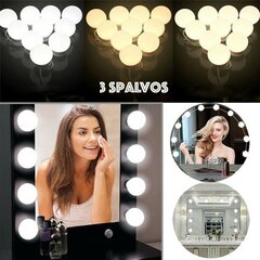 Spoguļu LED gaismas цена и информация | Косметички, косметические зеркала | 220.lv