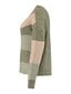 Džemperis sievietēm Zabaione Remi DZ*01, zaļā/bēšā krāsā цена и информация | Sieviešu džemperi | 220.lv