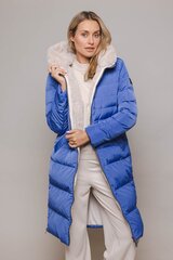 Sieviešu mētelis Rino & Pelle 250g keilafur, zils цена и информация | Женские пальто | 220.lv