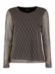 Zabaione женская блузка ROSE PL*01, черный/бежевый 4067218721741 цена и информация | Женские блузки, рубашки | 220.lv