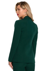 K141 Жакет с декоративными пуговицами - бутылочно-зеленый цена и информация | Женские пиджаки | 220.lv
