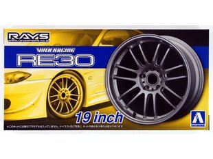 Riteņu komplekts Aoshima - Volk Racing RE30 19", 1/24, 05381 cena un informācija | Konstruktori | 220.lv