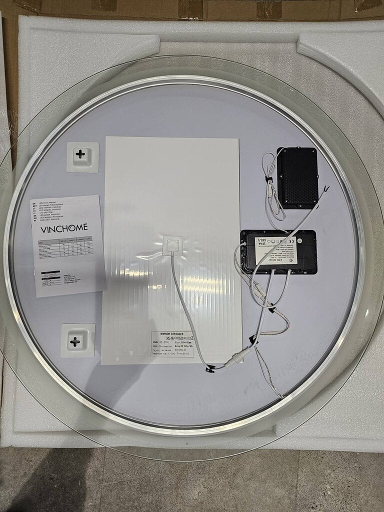 LED spogulis Navarre WiFi, 90 cm цена и информация | Vannas istabas spoguļi | 220.lv