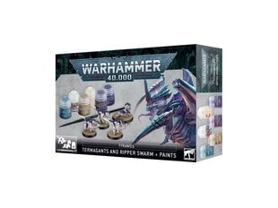 Komplekts Tyranids: Termagants and Ripper Swarm + Paints Set, 60-13 cena un informācija | Konstruktori | 220.lv