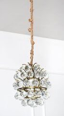 Piekaramā lampa SARA 27X27X190 cm, kristāls cena un informācija | Lustras | 220.lv