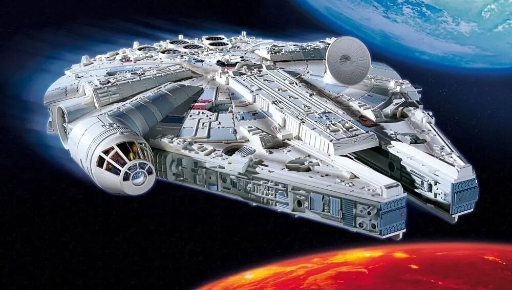 Zvaigžņu karu modeļa komplekta dāvanu komplekts Millennium Falcon cena un informācija | Konstruktori | 220.lv