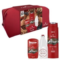 Dāvanu komplekts Old Spice Lumberjack vīriešiem: dezodorants, 50 ml + dušas želeja, 250 ml + pēc skūšanās līdzeklis, 100 ml cena un informācija | Old Spice Smaržas, kosmētika | 220.lv