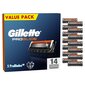 Skuvekļa asmeņi vīriešiem Gillette Fusion ProGlide, 14 gab. cena un informācija | Skūšanās piederumi, kosmētika | 220.lv