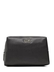 Косметичка CALVIN KLEIN Re-Lock Cosmetic Pouch Pbl Black 545008792 цена и информация | Косметички, косметические зеркала | 220.lv
