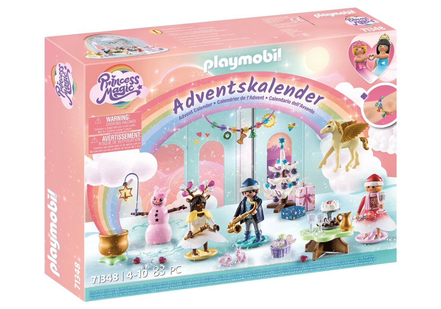 71348 PLAYMOBIL® Adventes kalendārs Ziemassvētki zem varavīksnes, 83 d. цена и информация | Konstruktori | 220.lv