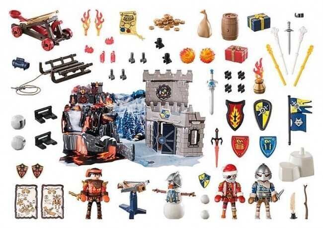 71346 PLAYMOBIL® Adventes kalendārs Sniega cīņa, 127 d. цена и информация | Konstruktori | 220.lv