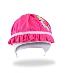 Cepurīte "PINK PARROT" 40-44 cm CLU-067 SCO-CLU067 цена и информация | Шапки, перчатки, шарфы для девочек | 220.lv