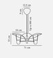 Nordlux piekaramais gaismeklis Fabiola 2220223003 цена и информация | Piekaramās lampas | 220.lv