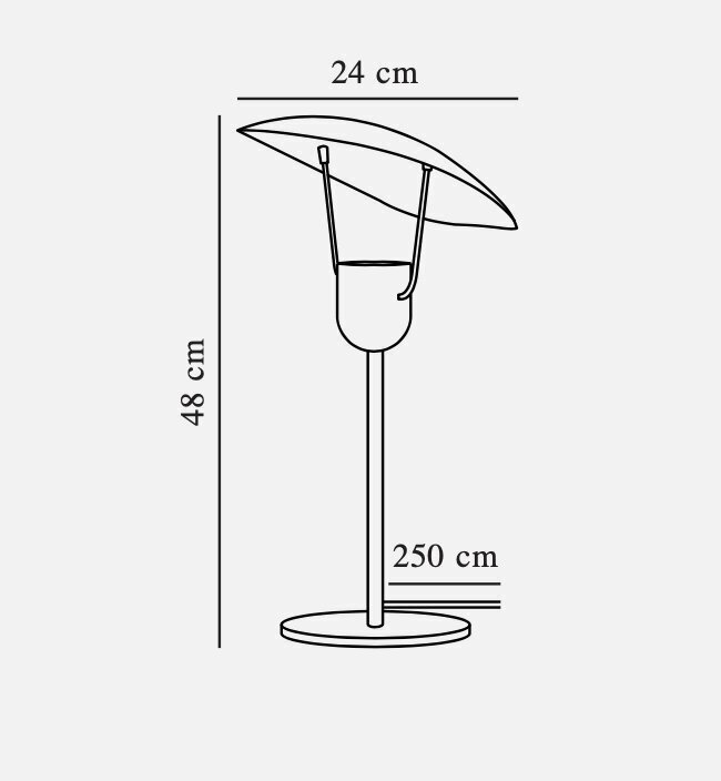 Nordlux galda lampa Fabiola 2220245003 цена и информация | Galda lampas | 220.lv