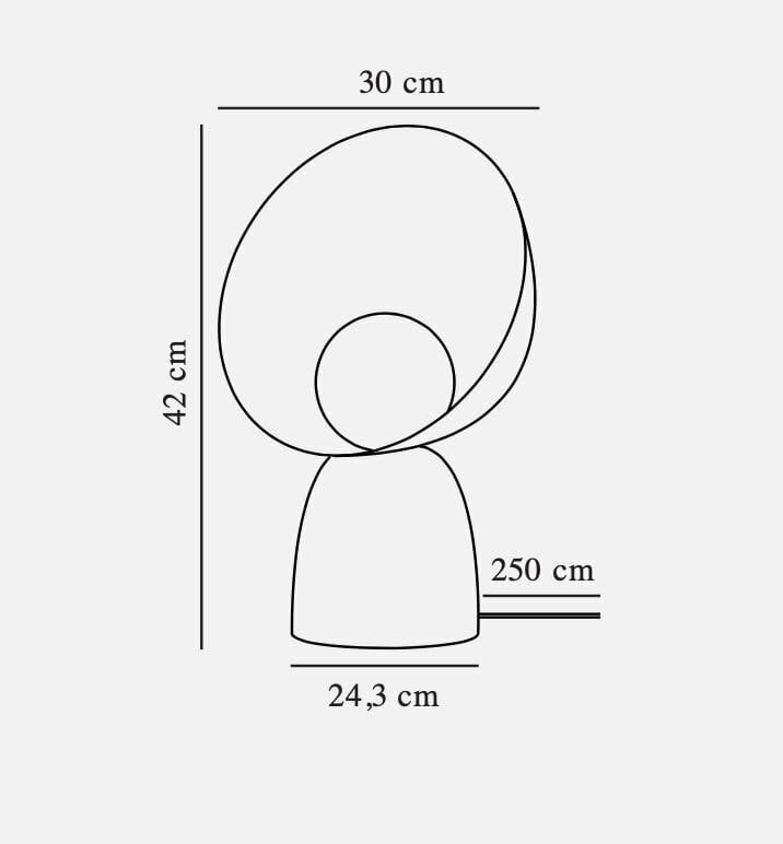 Nordlux galda lampa Hello 2220215009 cena un informācija | Galda lampas | 220.lv