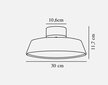 Nordlux griestu lampa Kaito Dim 2220506010 цена и информация | Griestu lampas | 220.lv