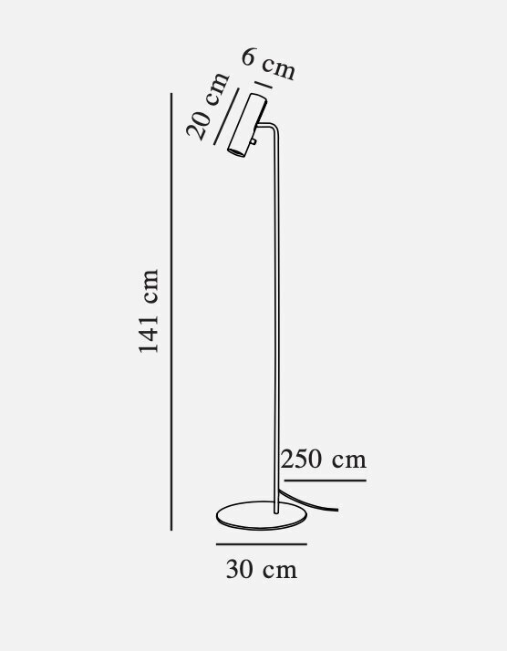 Nordlux stāvlampa MIB 71704003 cena un informācija | Stāvlampas | 220.lv