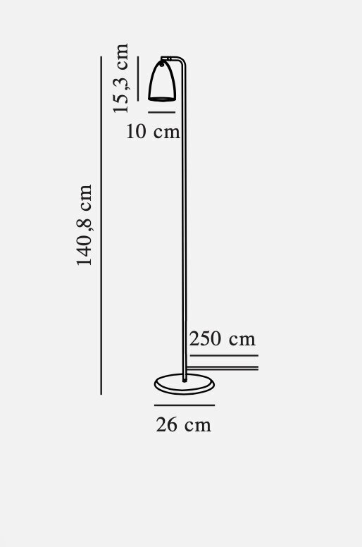 Nordlux stāvlampa Nexus 2020644001 cena un informācija | Stāvlampas | 220.lv