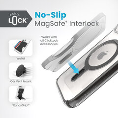 Speck Presidio ClickLock & Magsafe - чехол для iPhone 15, iPhone 14, iPhone 13, прозрачный цена и информация | Чехлы для телефонов | 220.lv