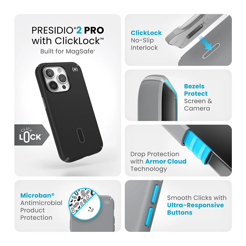 Speck Presidio2 Pro ClickLock 150446-3205 cena un informācija | Telefonu vāciņi, maciņi | 220.lv