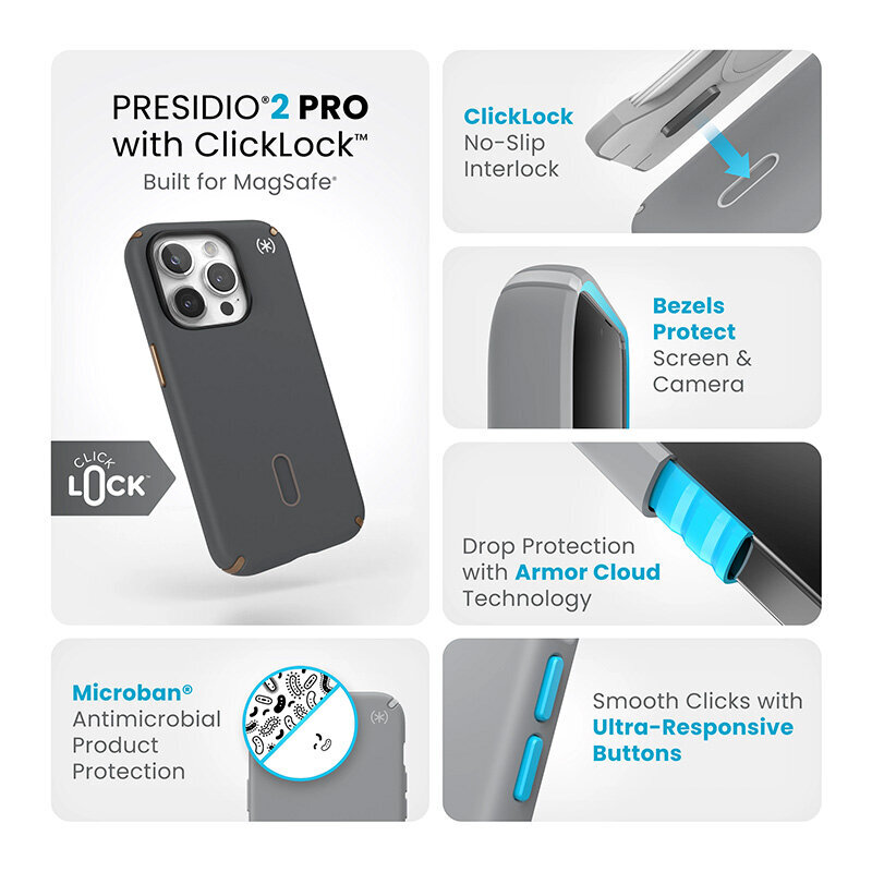 Speck Presidio2 Pro ClickLock 150446-3212 cena un informācija | Telefonu vāciņi, maciņi | 220.lv