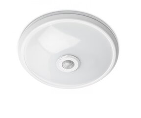 LED griestu lampa ITALIA ar kustības sensoru, 12W, 900lm, 4000K, IP20. цена и информация | Потолочные светильники | 220.lv