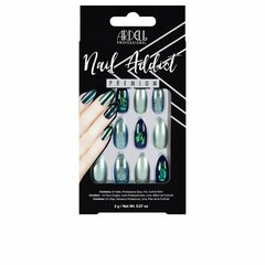 Искусственные ногти Ardell Nail Addict Green Glitter Chrome (24 pcs) цена и информация | Средства для маникюра и педикюра | 220.lv