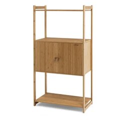 Бамбуковый шкаф Costway цена и информация | Шкафчики для ванной | 220.lv