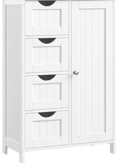 Напольный шкаф для хранения в ванной комнате Vasagle цена и информация | Шкафчики для ванной | 220.lv