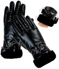 Перчатки зимние женские R78, черные цена и информация | Женские перчатки | 220.lv