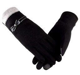 Женские зимние перчатки Р106, черные цена и информация | Женские перчатки | 220.lv